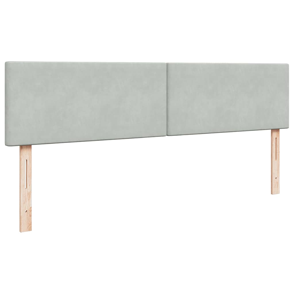 Estrutura de cama otomana com colchão 200x200 cm cinzento claro