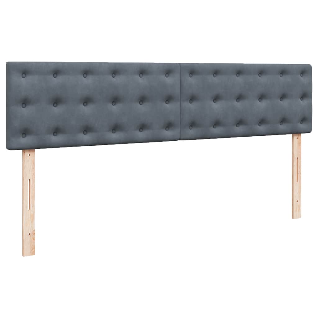 Estrutura de cama otomana com colchão 200x200cm cinzento escuro