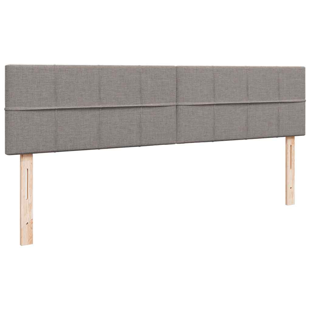 Estrutura cama otomana com colchões tecido cinzento 200x200cm
