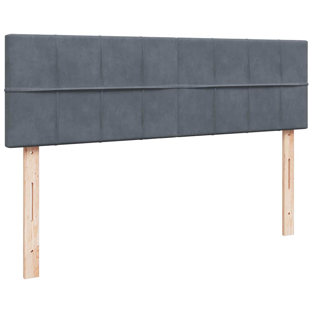 Estrutura cama otomana colchões 160x200 cm cinzento escuro