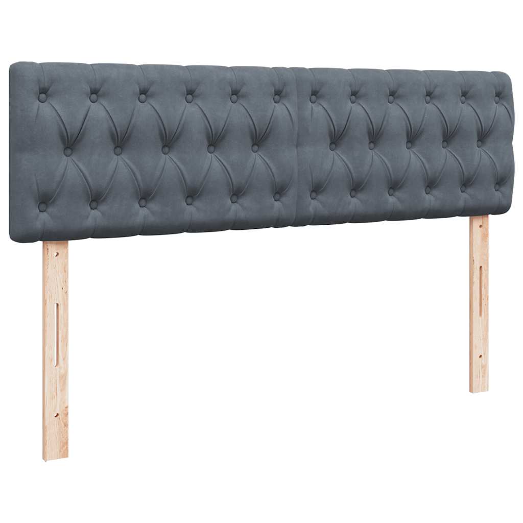 Estrutura cama otomana colchões 160x200 cm cinzento escuro