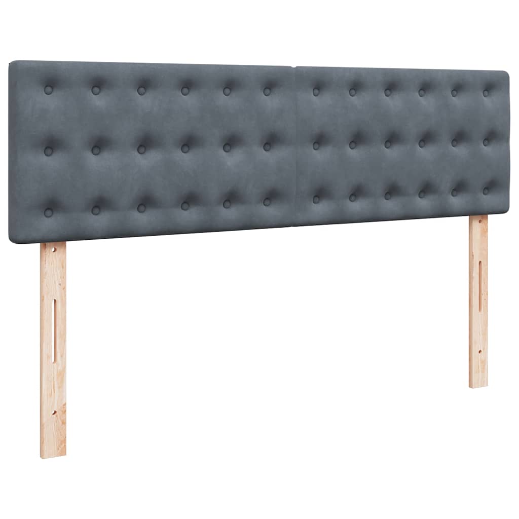 Estrutura cama otomana colchões 160x200 cm cinzento escuro