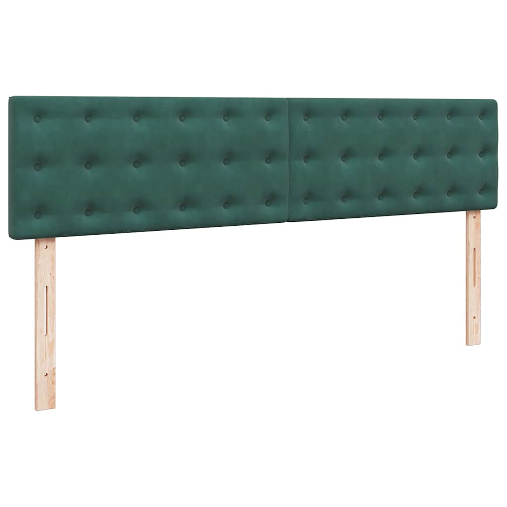 Estrutura de cama otomana com colchão 180x200 cm verde escuro