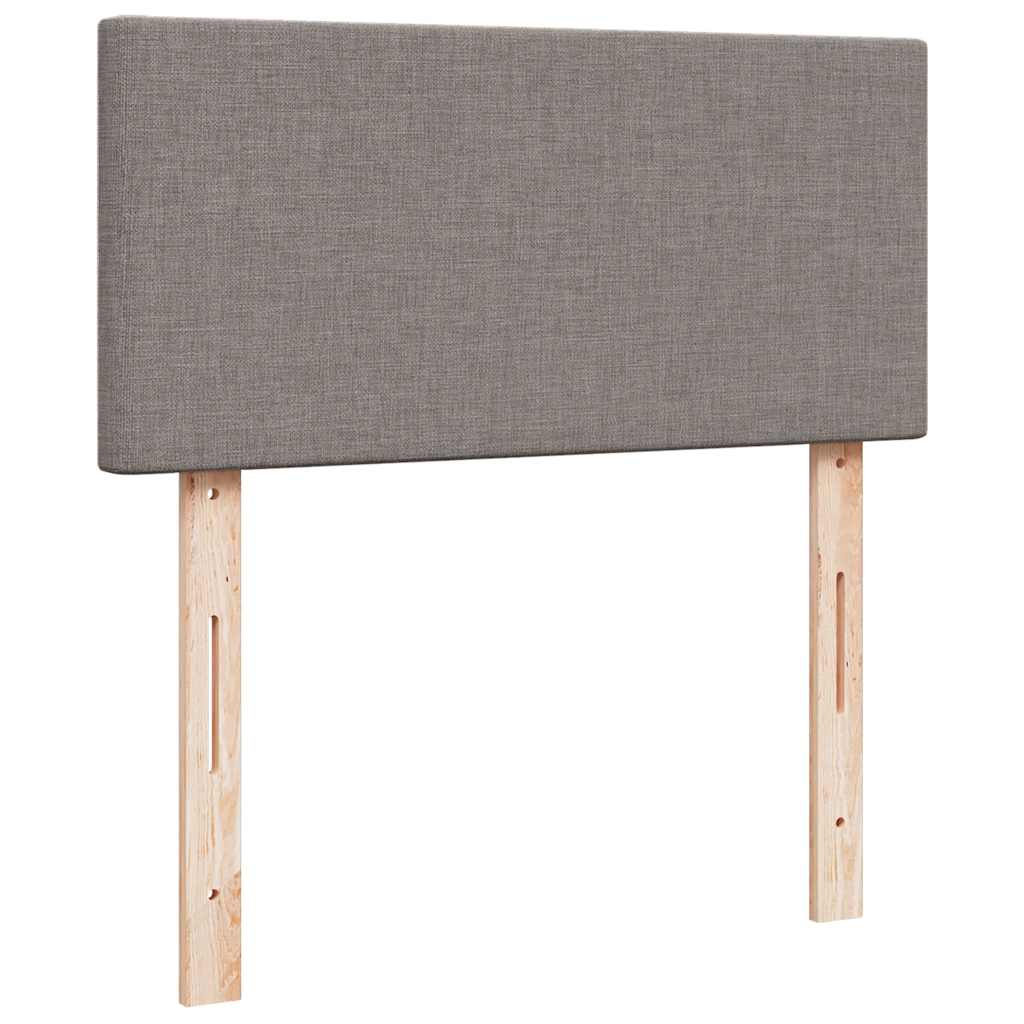 Estrutura cama otomana com colchões tecido cinzento 200x200cm