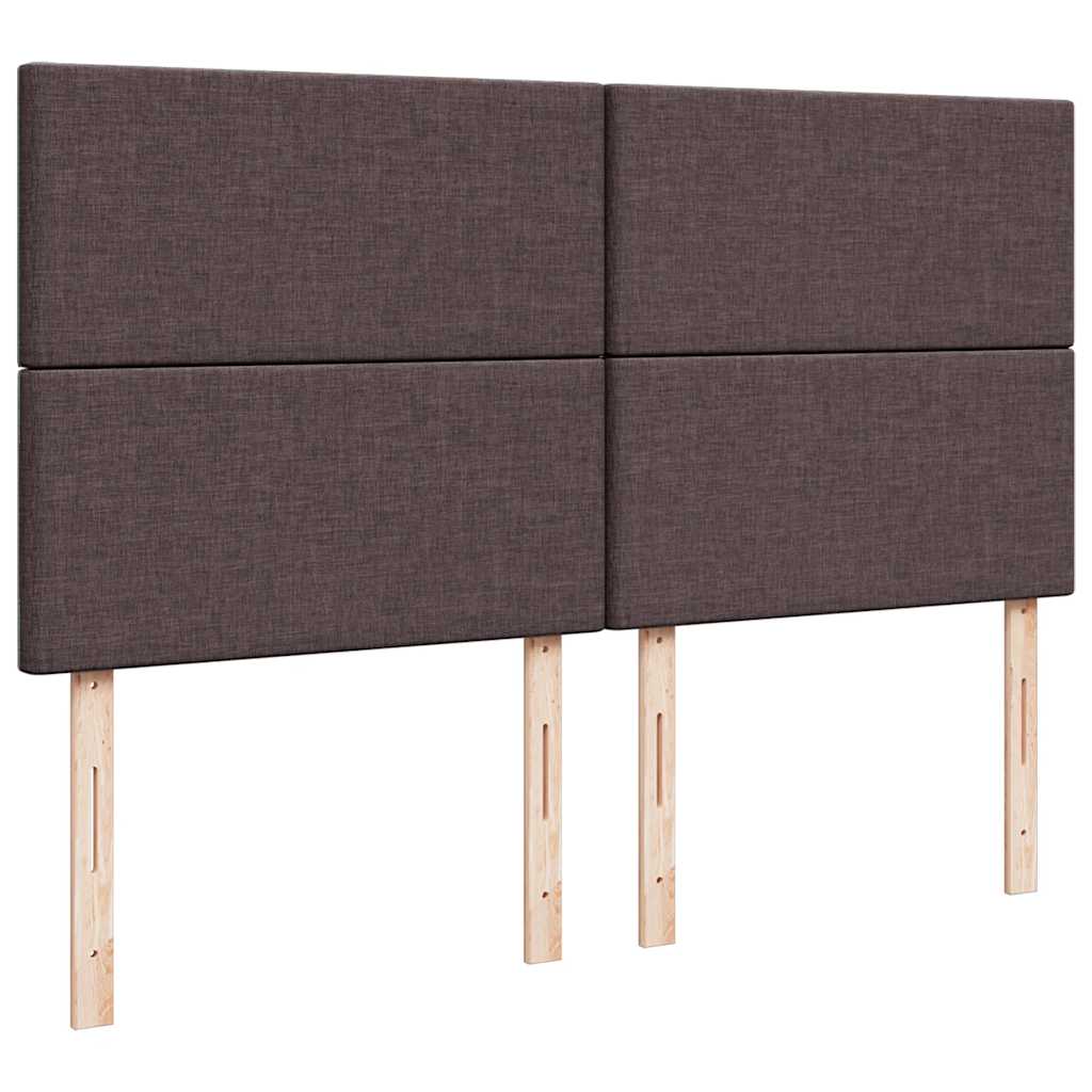 Estrutura de cama otomana com colchão 180x200cm castanho escuro