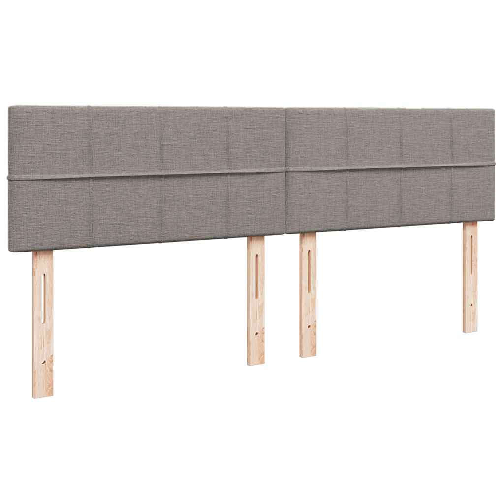 Estrutura cama otomana com colchões tecido cinzento 200x200cm