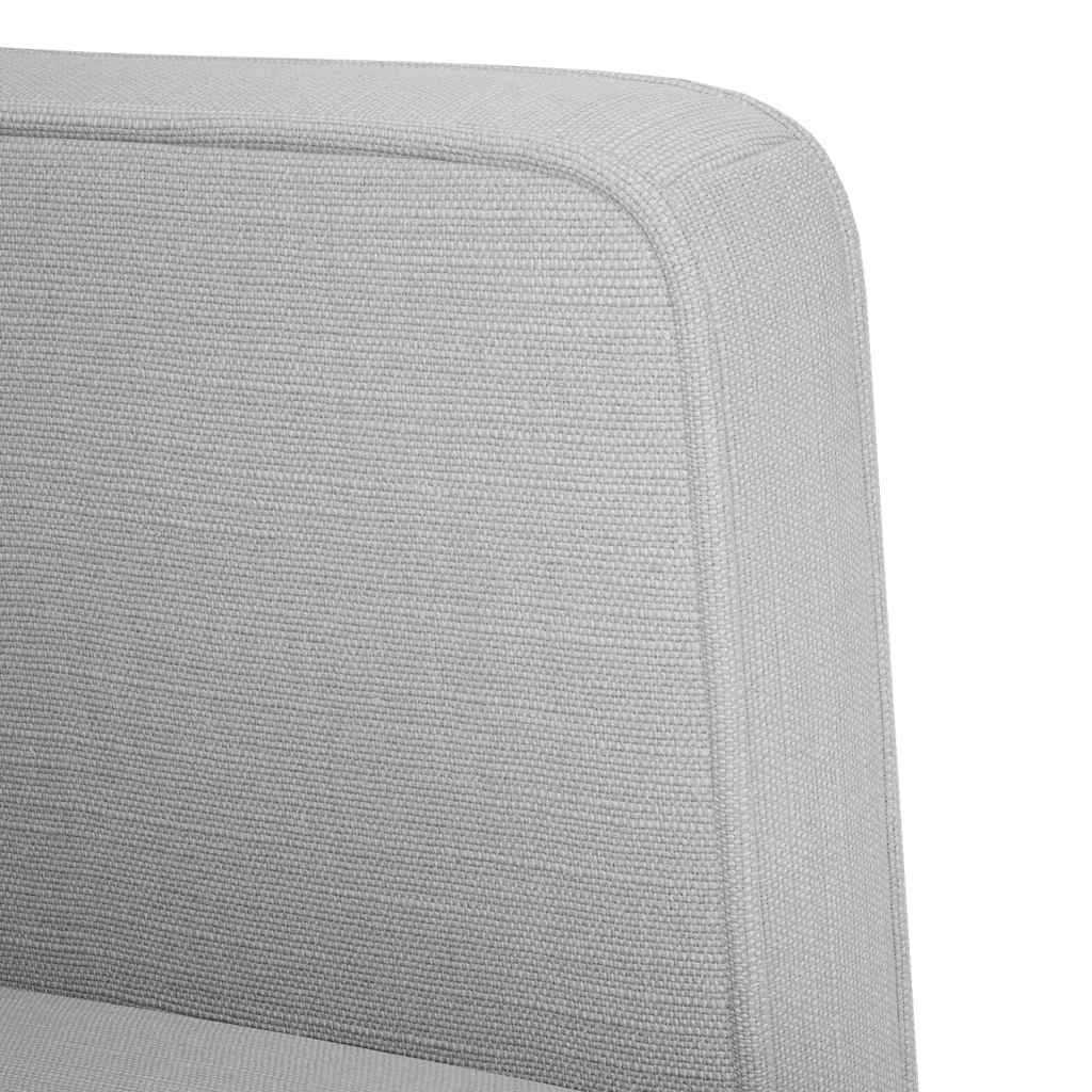 Poltrona com apoio de braços 53 cm tecido cinzento nublado
