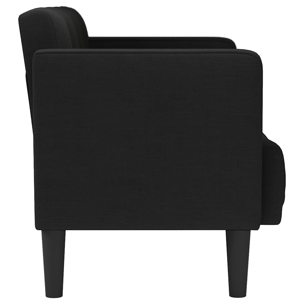 Sofá-luvas 111 cm tecido preto
