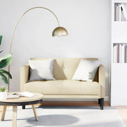 Sofá-luvas 111 cm tecido creme
