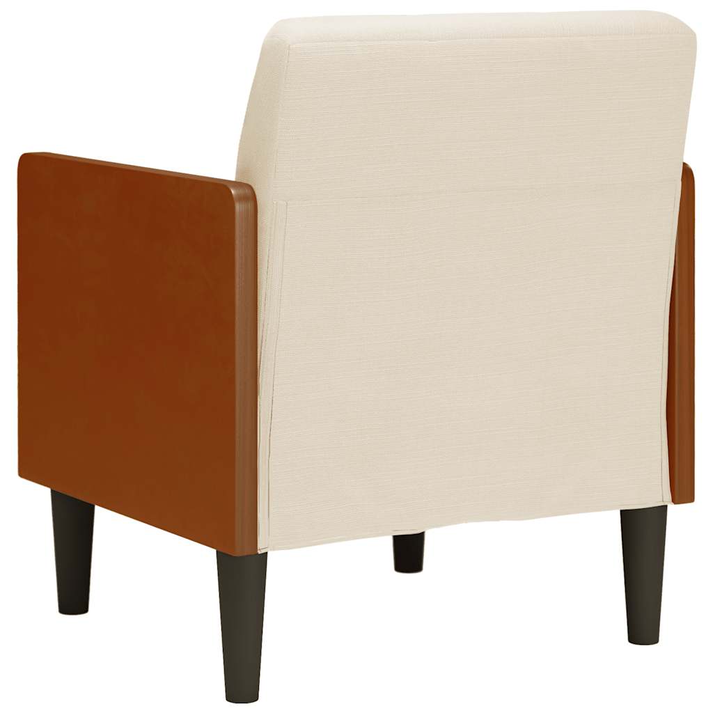 Poltrona com apoio de braços 55 cm linho