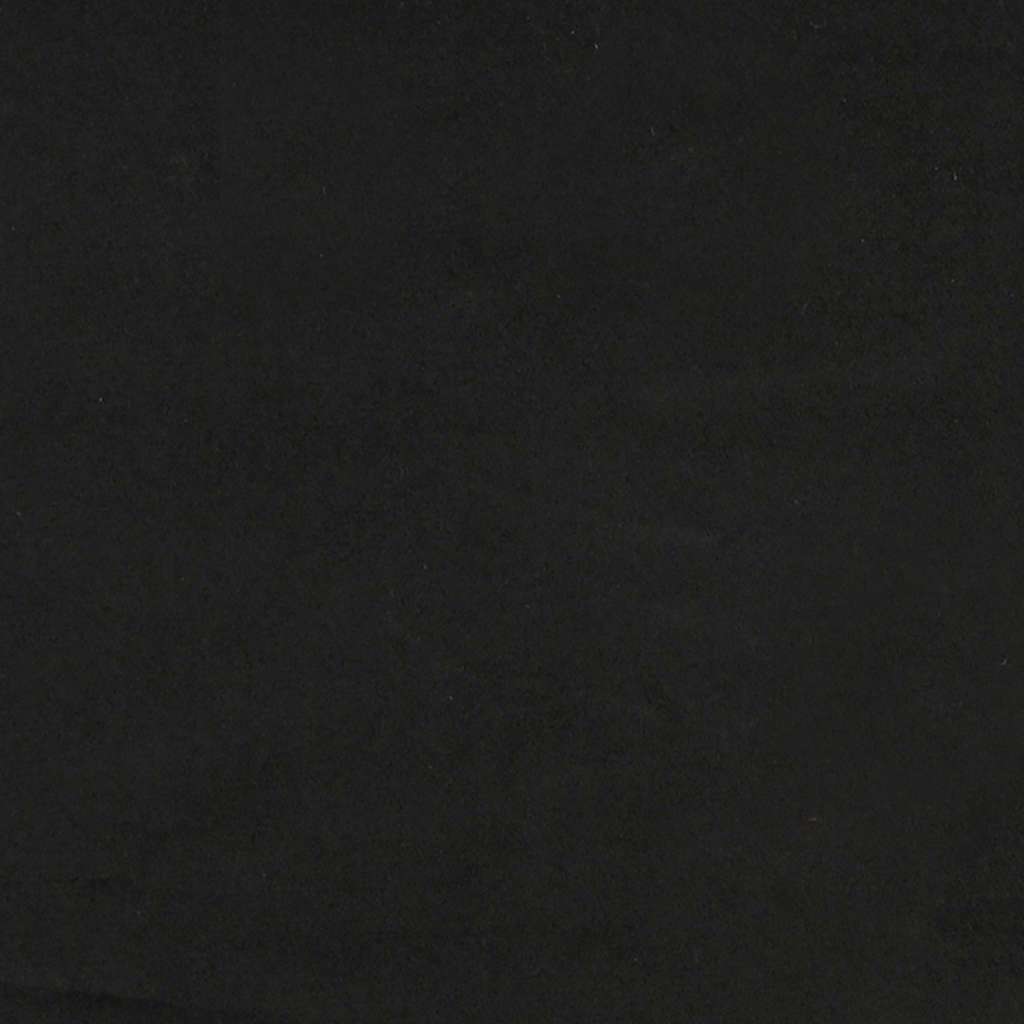 Sofá-luvas com rolos 110 cm veludo preto