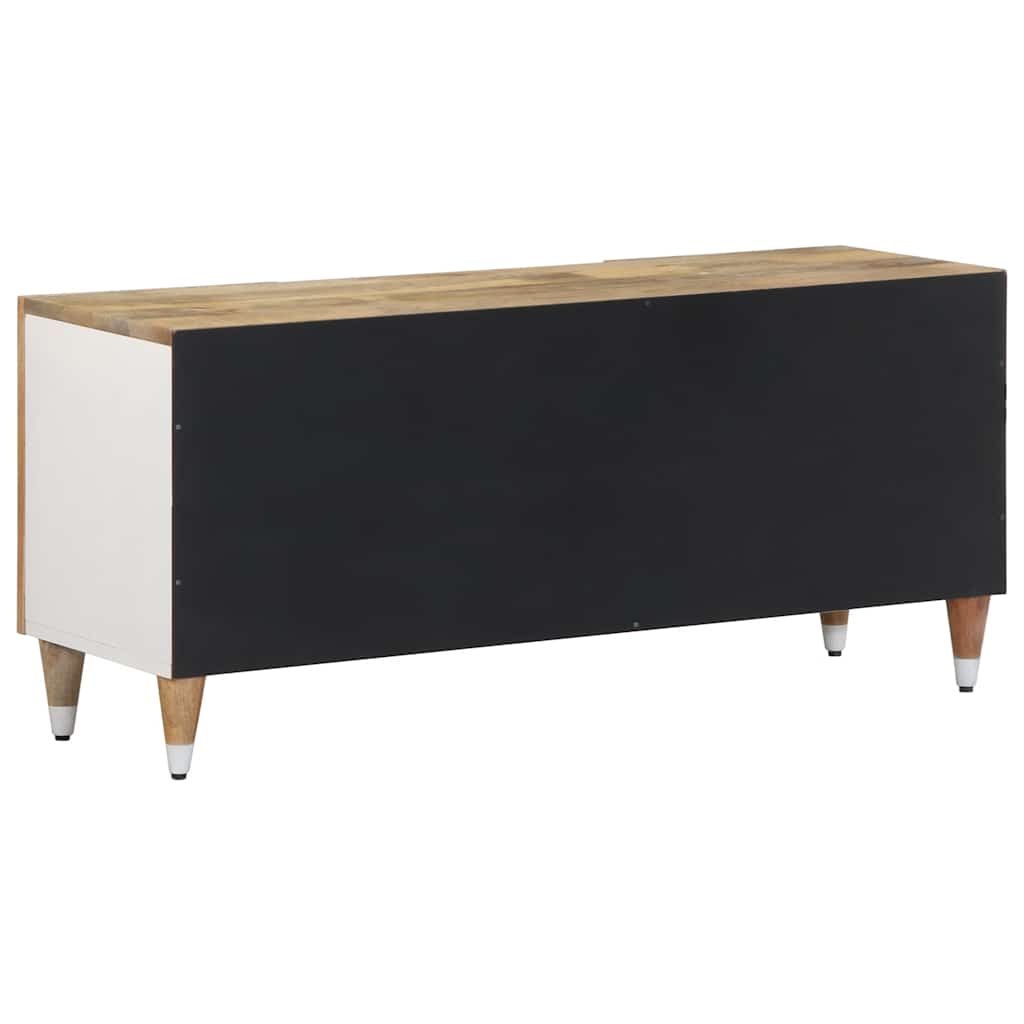 Móvel de TV 105x33,5x46 cm madeira de mangueira maciça
