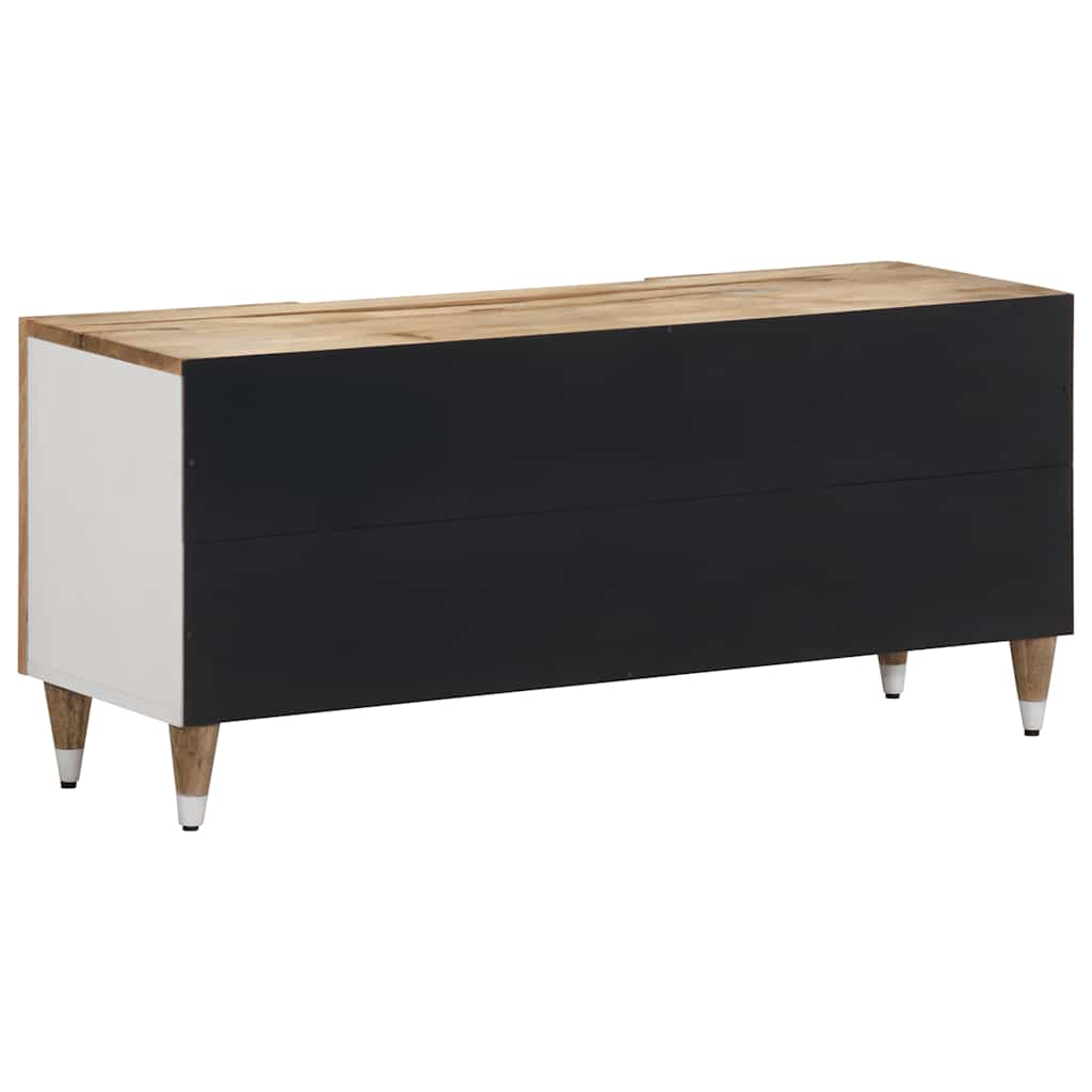 Móvel de TV 105x33,5x46 cm madeira de mangueira maciça