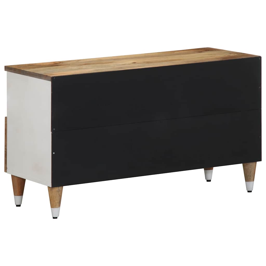 Móvel de TV 80x33,5x46 cm madeira de mangueira maciça