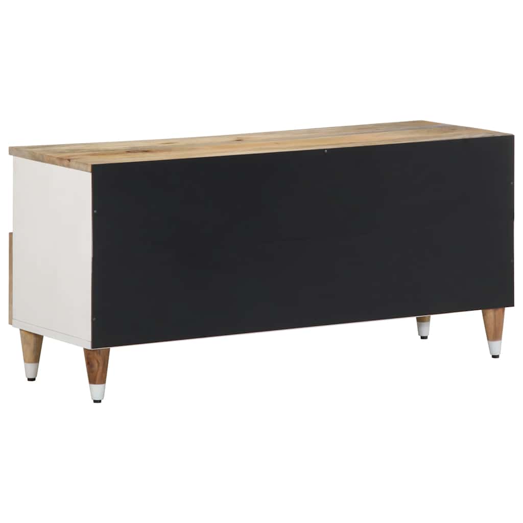 Móvel de TV 100x33,5x46 cm madeira de mangueira maciça