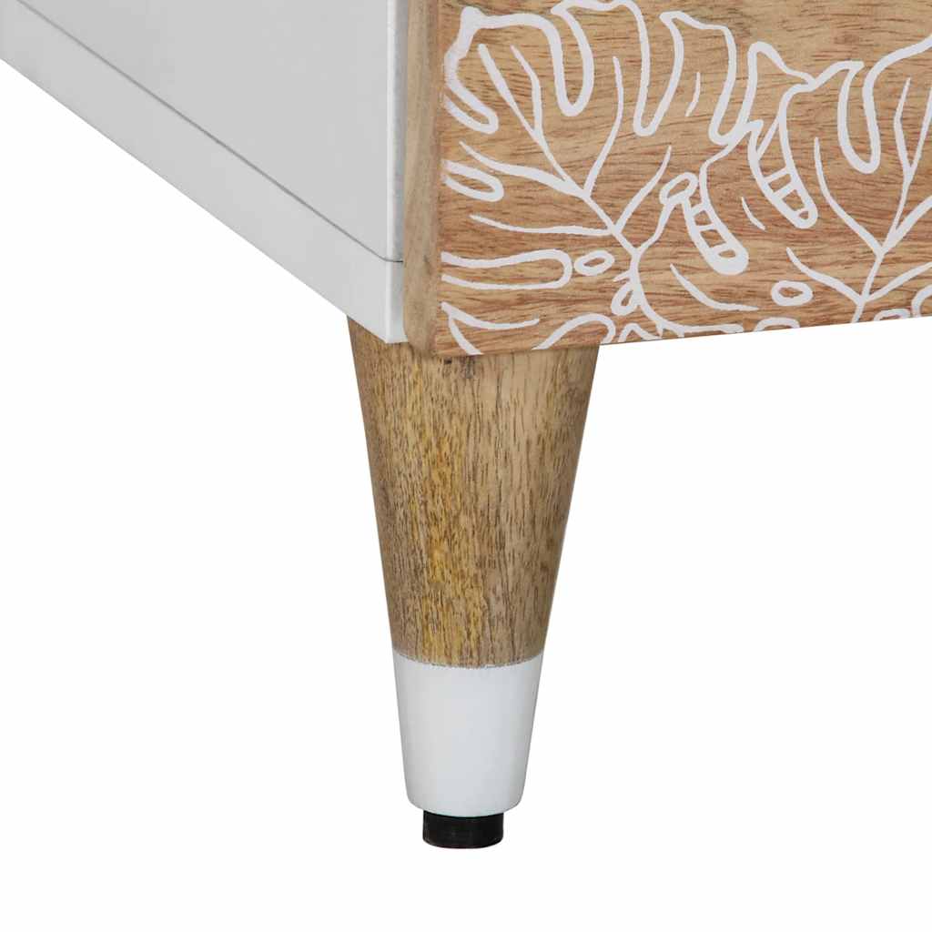 Móvel de TV 100x33,5x46 cm madeira de mangueira maciça
