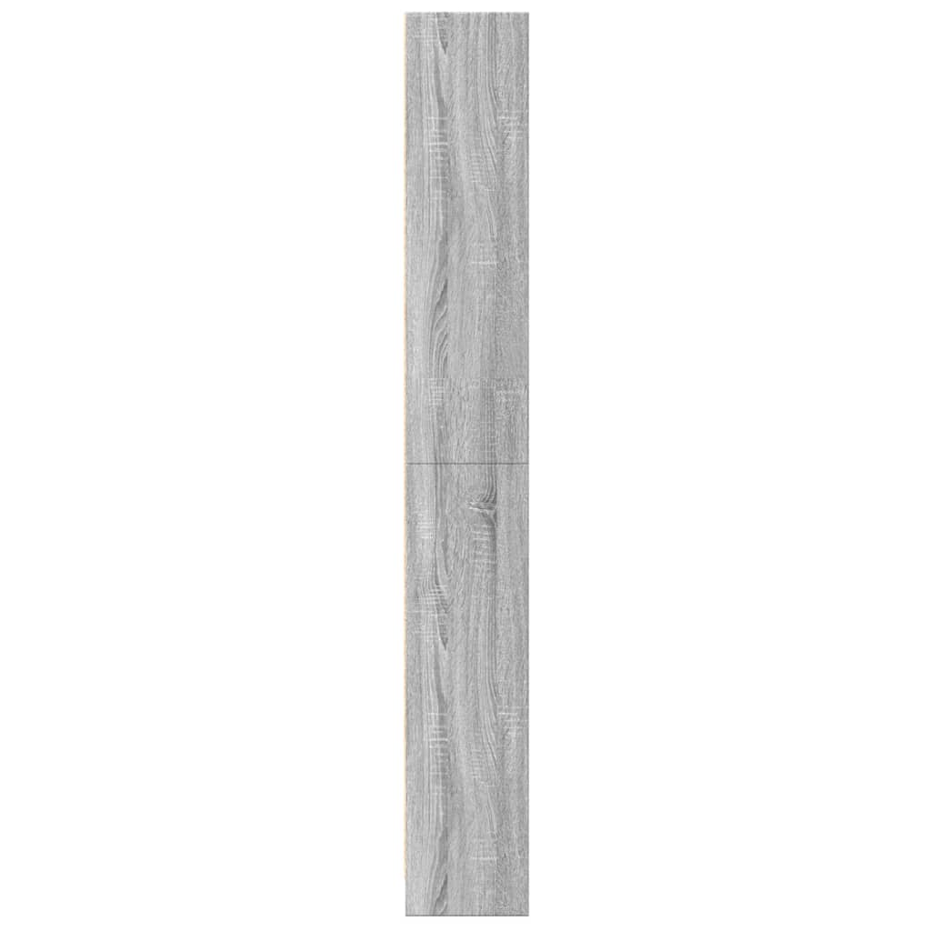 Estante 60x24x176 cm derivados de madeira cinzento sonoma