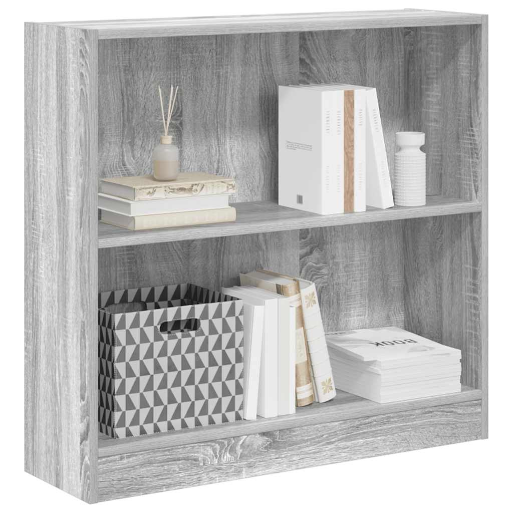 Estante 80x24x76 cm derivados de madeira cinzento sonoma