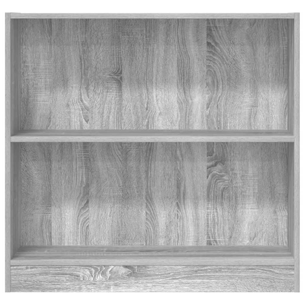 Estante 80x24x76 cm derivados de madeira cinzento sonoma