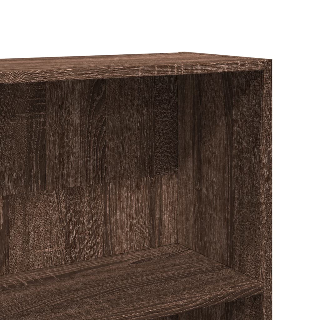 Estante 80x24x176 cm derivados de madeira carvalho castanho