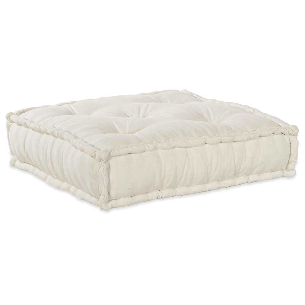 Sofá Modular Manual 2 pcs Creme 70 x 70 x 36 cm tecido