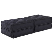 Sofá Modular Manual 2 pcs Antracite 70 x 70 x 36 cm tecido