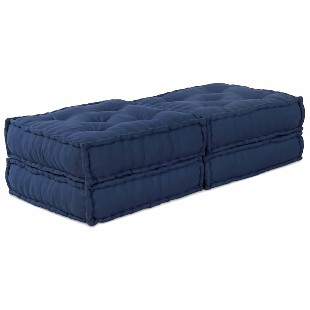 Sofá Modular Manual 2 pcs Índigo 70 x 70 x 36 cm tecido