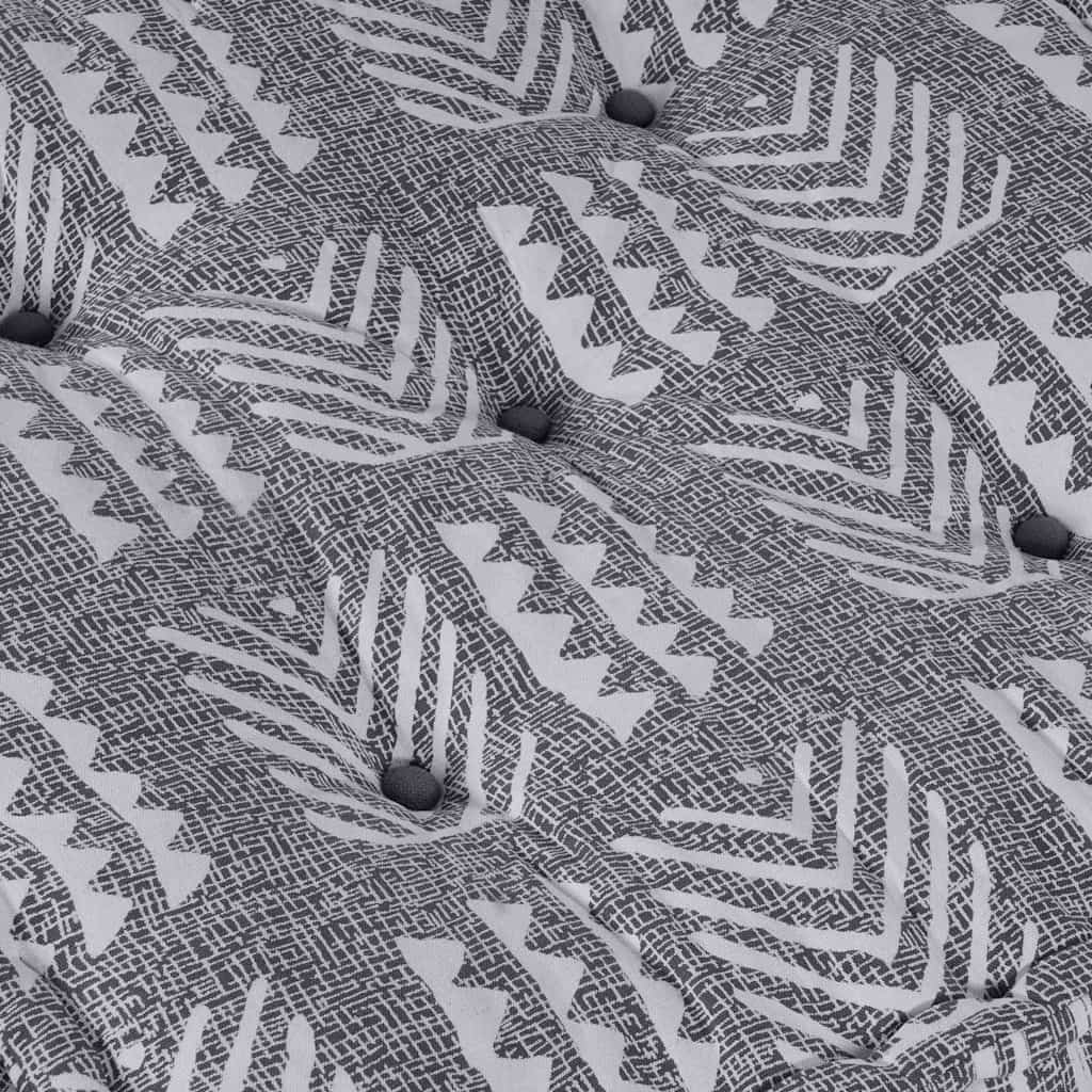 Sofá Modular Riscas 2 pcs Cinzento-claro 70 x 70 x 36 cm tecido