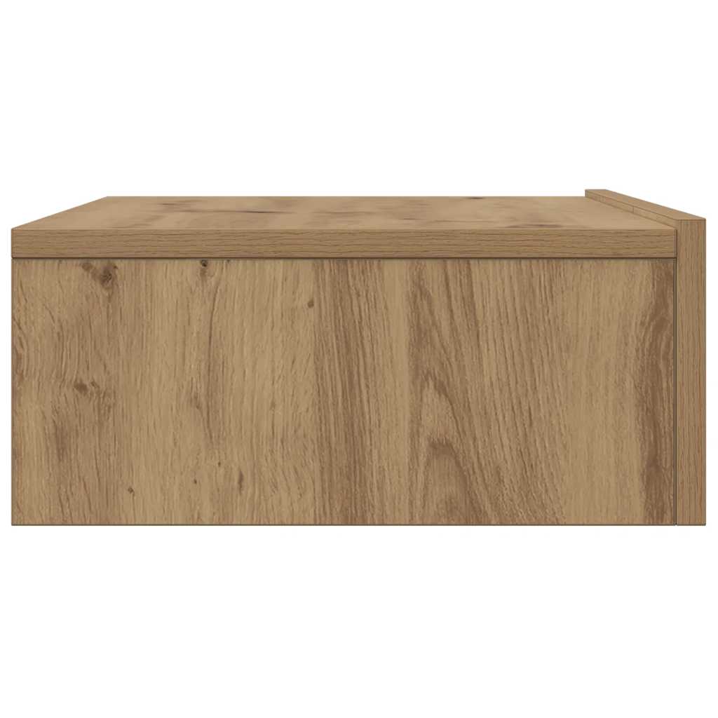 Móvel de TV com luzes LED 60x35x15,5 cm carvalho artisiano