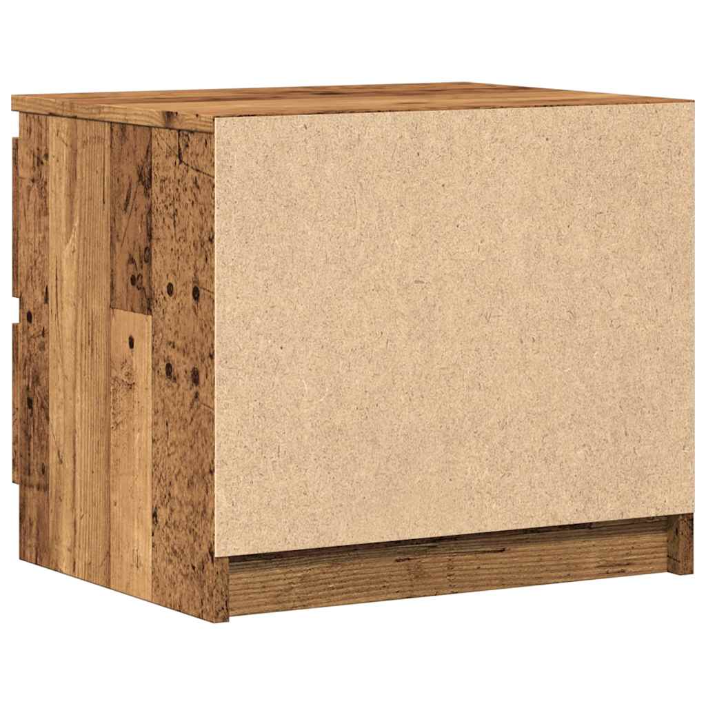 Mesa de cabeceira 50x40x43,5 cm derivados madeira madeira velha