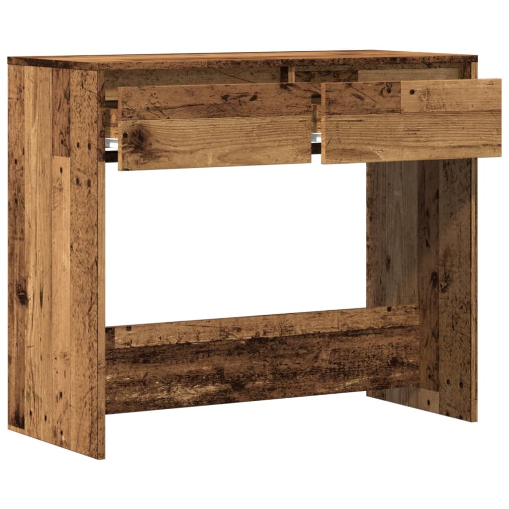 Mesa consola 89x41x76,5 cm derivados de madeira madeira velha