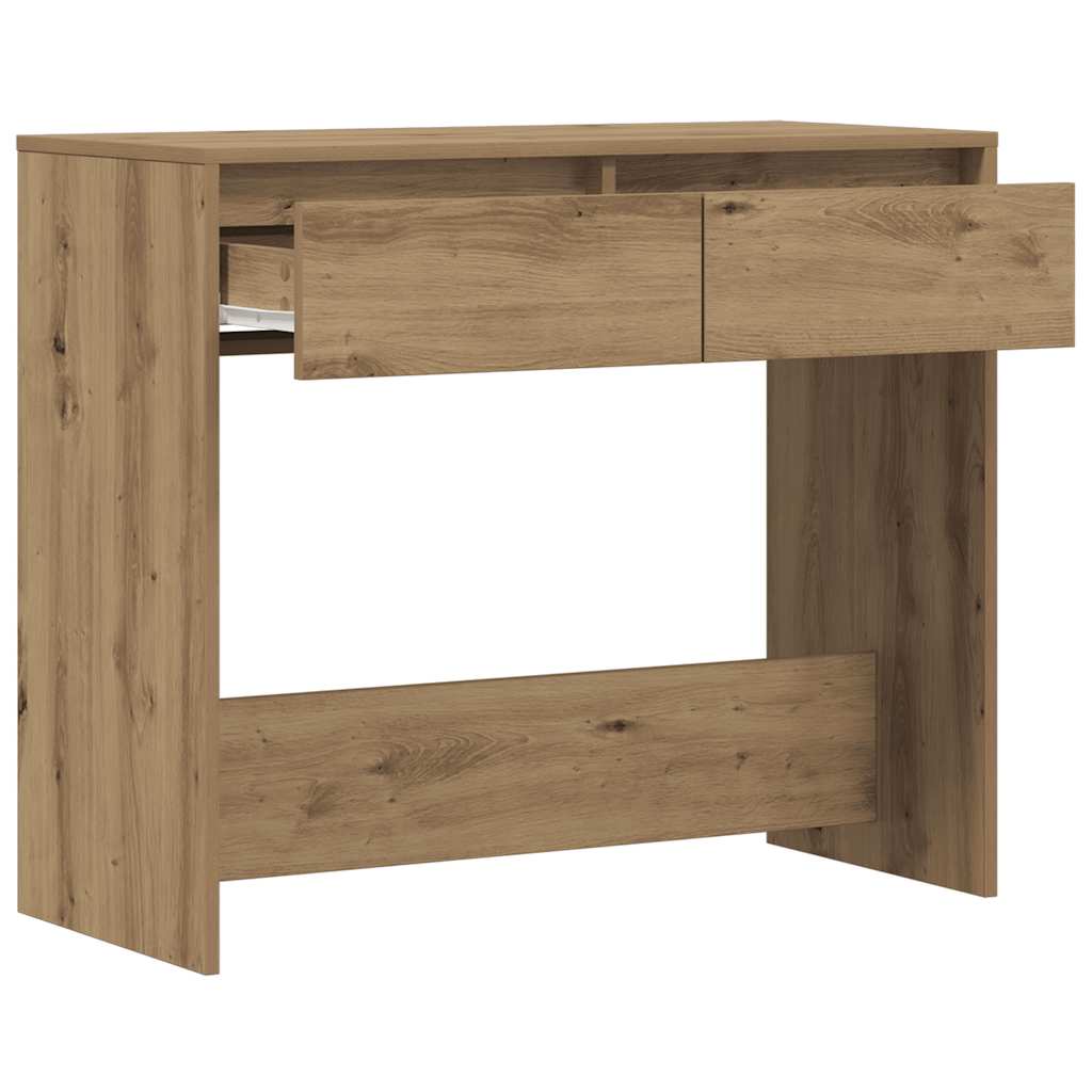 Mesa consola 89x41x76,5 cm derivados madeira carvalho artisiano