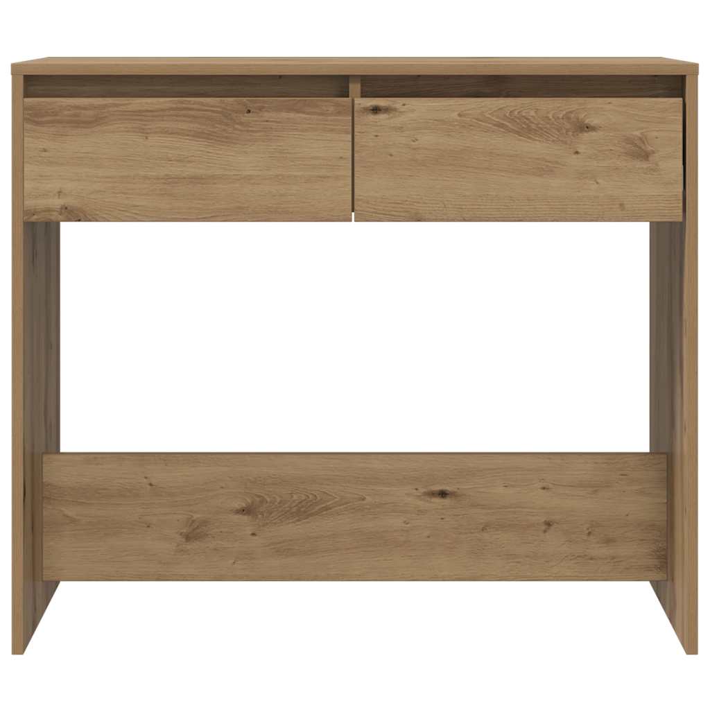Mesa consola 89x41x76,5 cm derivados madeira carvalho artisiano