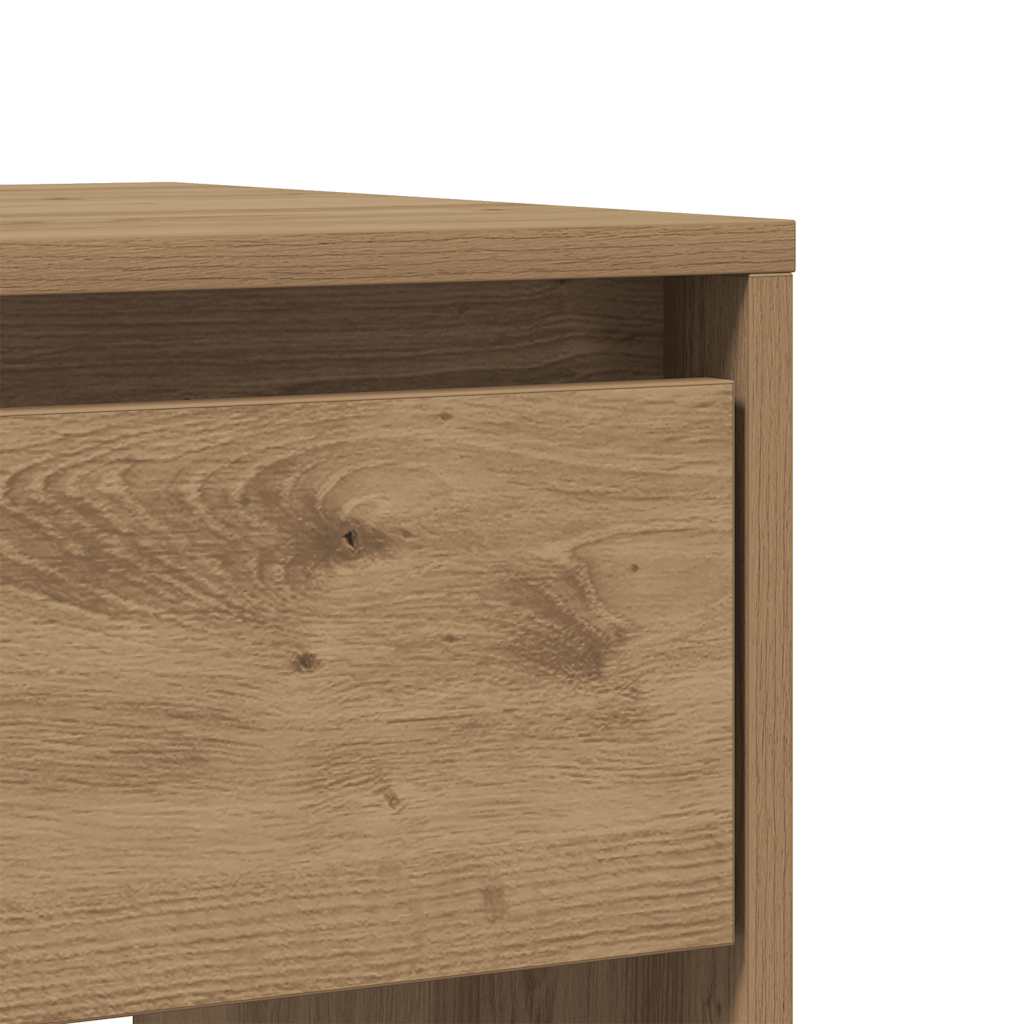 Mesa consola 89x41x76,5 cm derivados madeira carvalho artisiano