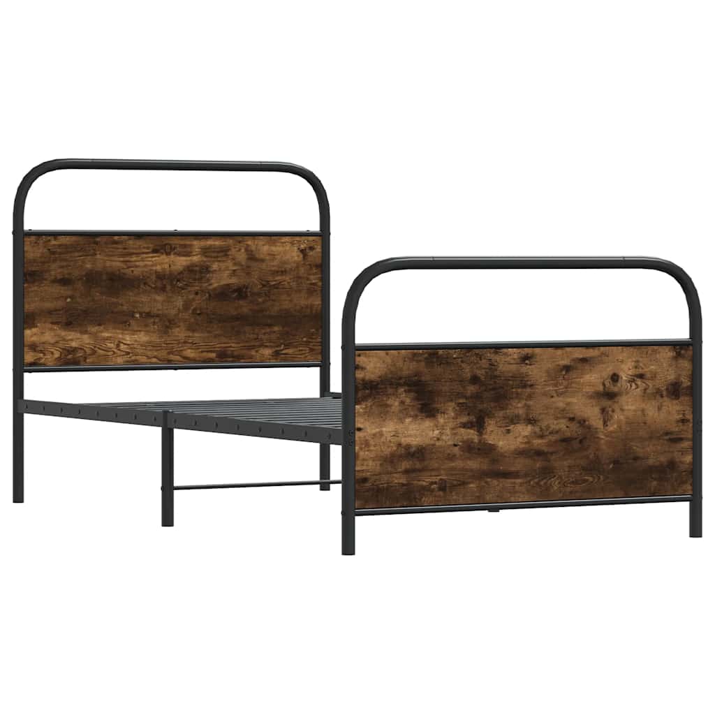 Estrutura cama s/ colchão derivados de madeira carvalho sonoma