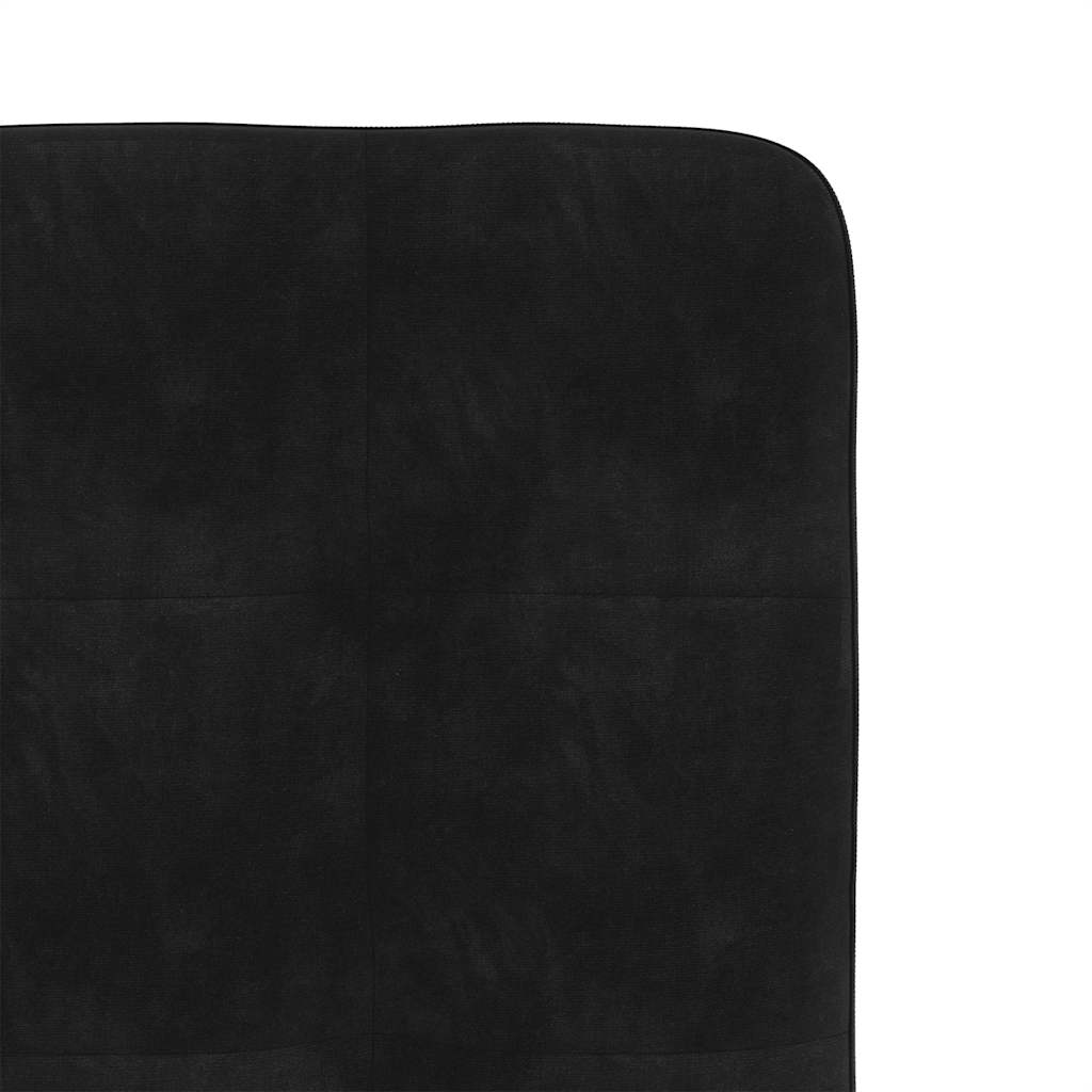 Cadeiras de jantar 4 pcs veludo preto