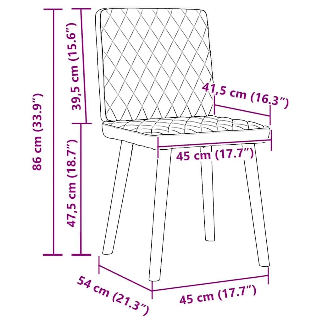 Cadeiras de jantar 4 pcs tecido cinzento-claro