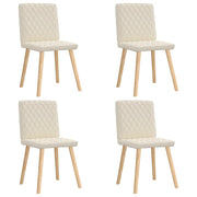 Cadeiras de jantar 4 pcs linho