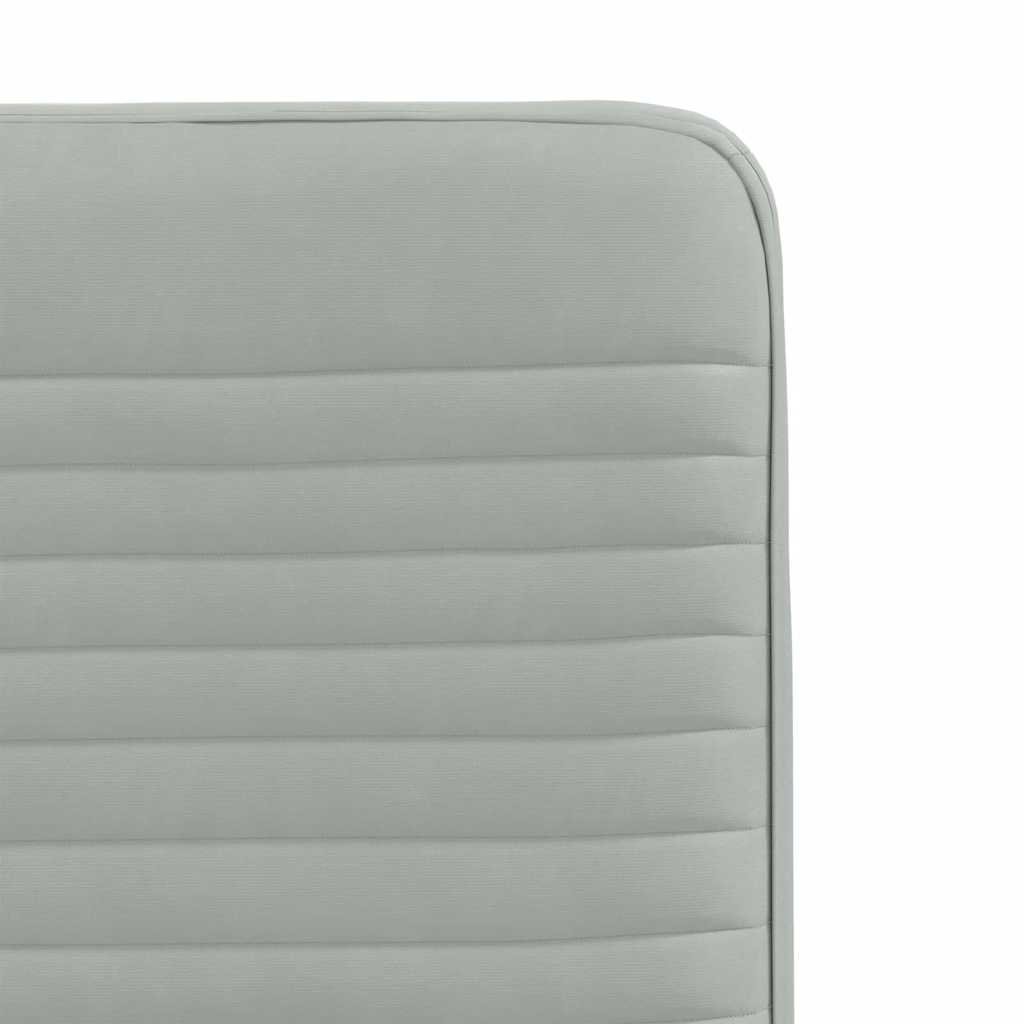 Cadeiras de jantar 4 pcs veludo cinzento-claro