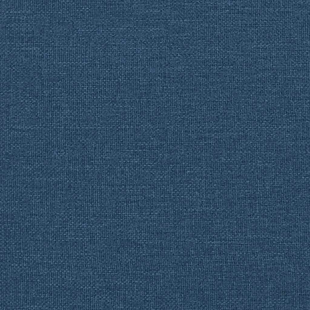 Cadeiras de jantar 4 pcs tecido azul