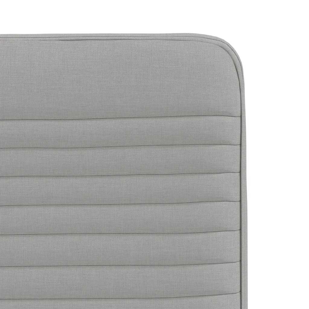 Cadeiras de jantar 4 pcs tecido cinza nuvem