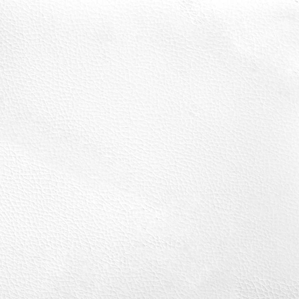 Cadeiras de jantar 4 pcs couro artificial branco