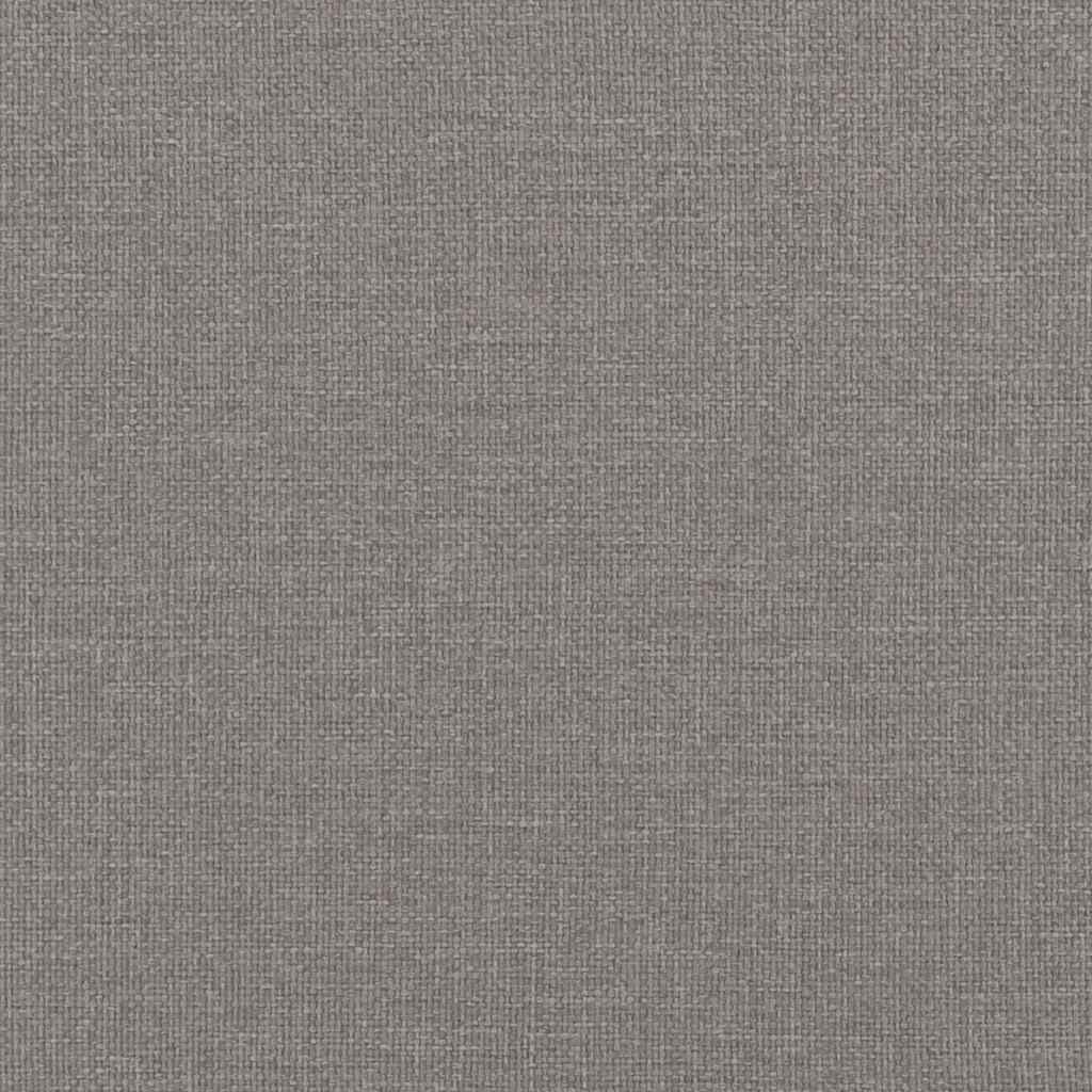 Cadeiras de jantar 4 pcs tecido cinzento-acastanhado