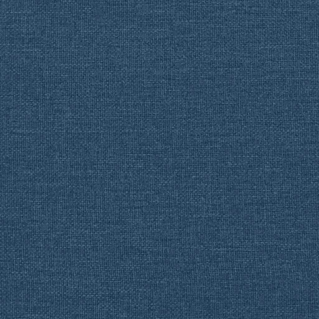 Cadeiras de jantar 4 pcs tecido azul