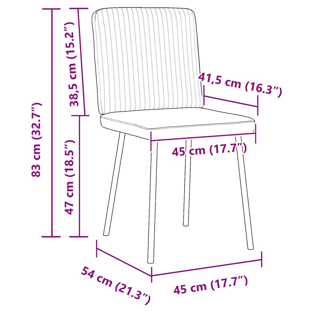 Cadeiras de jantar 4 pcs veludo cinzento-claro
