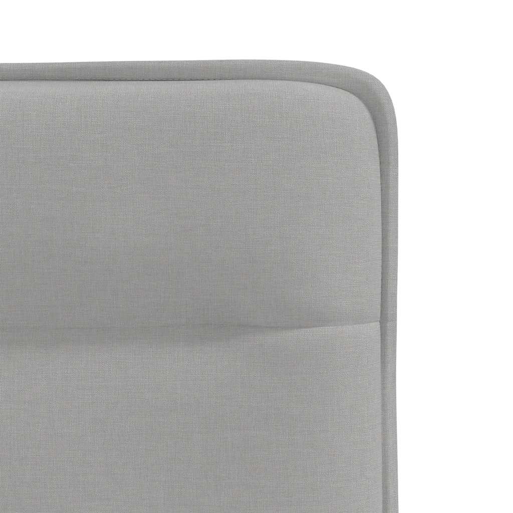 Cadeiras de jantar 4 pcs tecido cinza nuvem