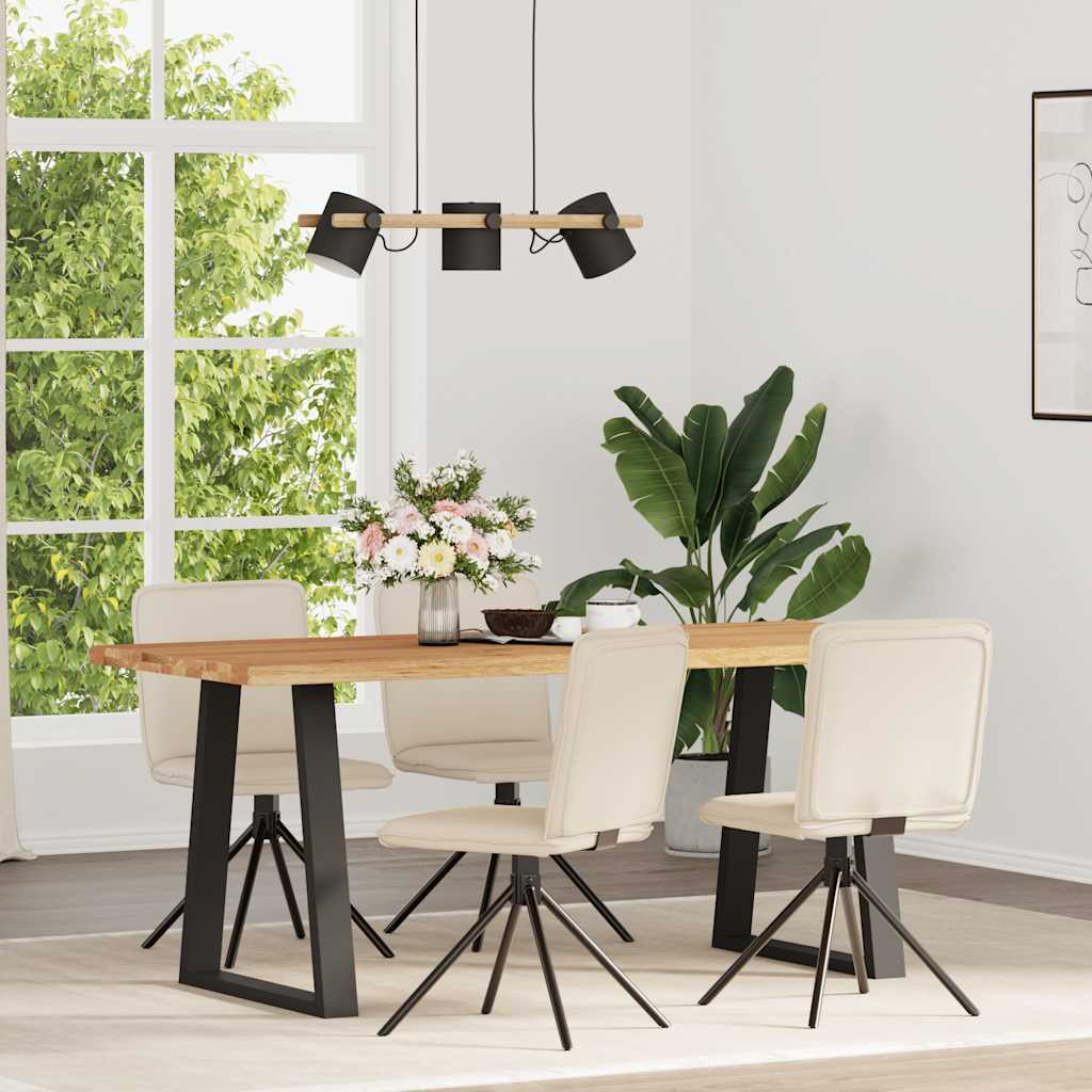 Cadeiras de jantar 4 pcs linho