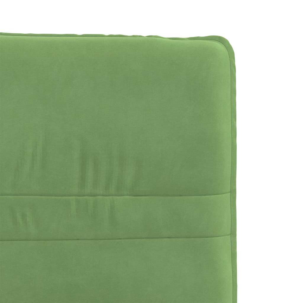 Cadeiras de jantar 4 pcs veludo verde-claro