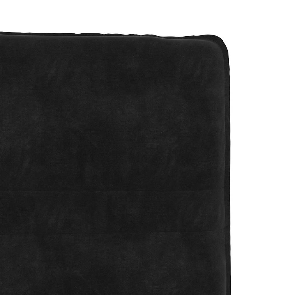 Cadeiras de jantar 4 pcs veludo preto