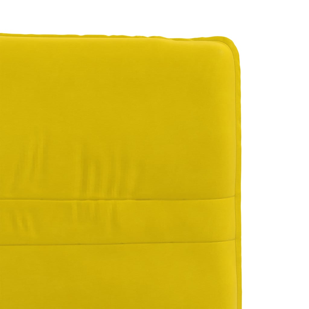 Cadeiras de jantar 4 pcs veludo amarelo